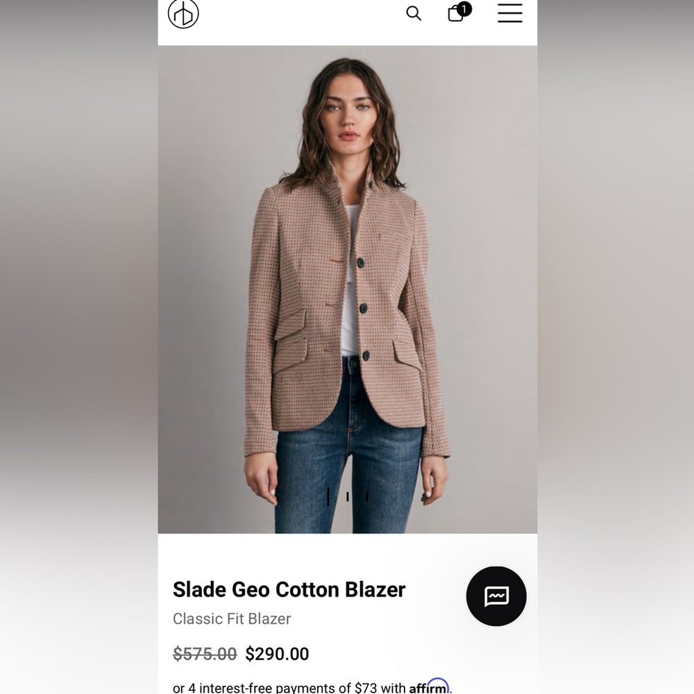 Rag & Bone Slade Jacket / Blazer Sz 6